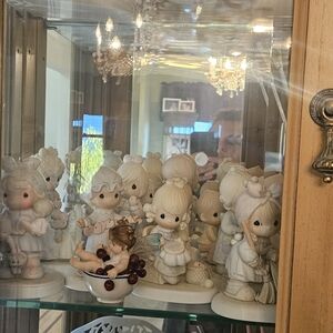 Precious Moments Porcelain Figurine Collection - Cream & Pastel